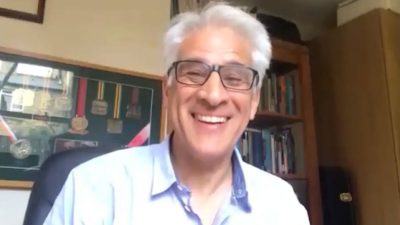 Steve Chalke present his talk on Easter