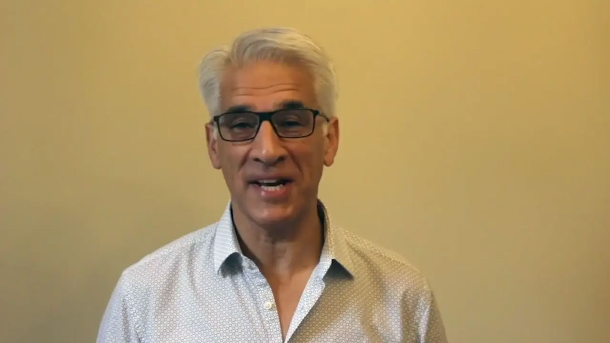 Steve Chalke present his talk on the opposite of Gods love